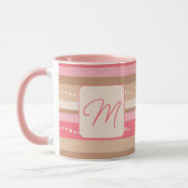 Pastelmonogram en -strips mok (Links)