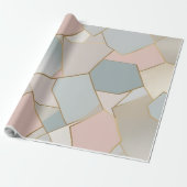 Pastelmozaïek Dream Wrapping Paper Cadeaupapier (Uitgerold)