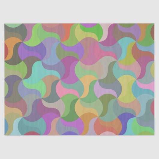 pastelmozaïekpapier tissuepapier (Voorkant)