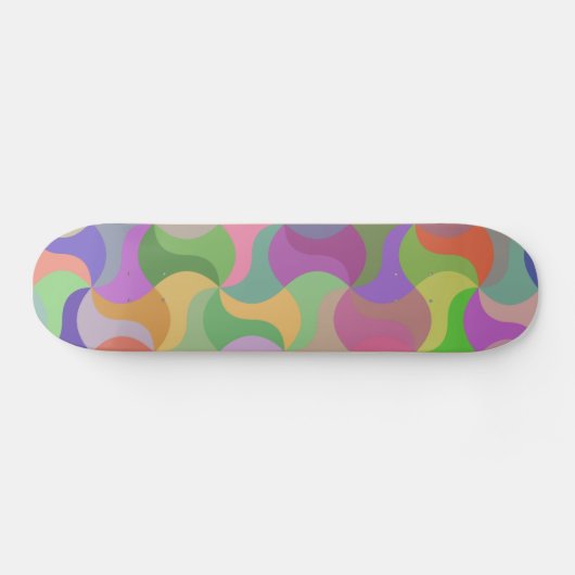 pastelmozaïekskateboard persoonlijk skateboard (Horizontaal)