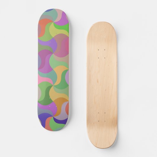 pastelmozaïekskateboard persoonlijk skateboard (Voorkant)