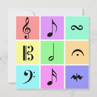 pastelmuzieksymbolen