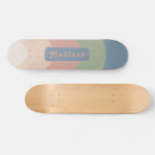 Pastelnaam Retro Persoonlijk Skateboard (Horizontaal)