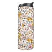 pastelneutraal patroon thermosbeker (Gedraaid links)