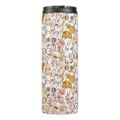 pastelneutraal patroon thermosbeker (Achterkant)