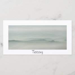 Pastelochtend in de foggy Tuscany