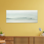 Pastelochtend in de foggy Tuscany Canvas Afdruk (Insitu (Woonkamer))