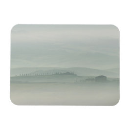 Pastelochtend in de foggy Tuscany Magneet