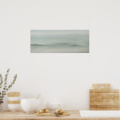 Pastelochtend in de foggy Tuscany Poster (Keuken)