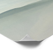 Pastelochtend in de foggy Tuscany Poster (Hoek)