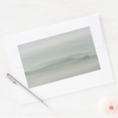 Pastelochtend in de foggy Tuscany Rechthoekige Sticker (Envelop)