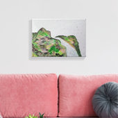 Pastelolie Schilderen in Canvas Afdruk (Insitu (Woonkamer))