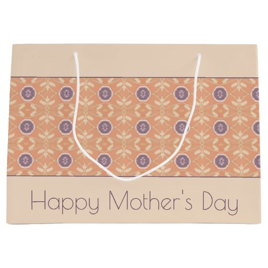 Pastelontwerp met pit groot cadeauzakje (Voorkant)