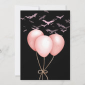 Pasteloween griezelige tweeling volwassen Hallowee Kaart (Achterkant)