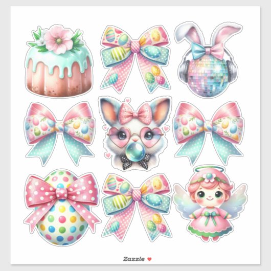 pastelpaasset sticker (Vel)