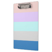 pastelpach paars mint grijs blauw kleurenblok klembord (Links)