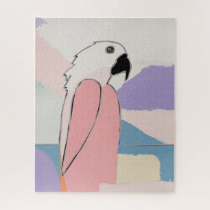 pastelpapegaaienpuzzel legpuzzel