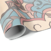 pastelpapier voor Abstracte verpakking Cadeaupapier (Rol Hoek)