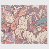 pastelpapier voor Abstracte verpakking Cadeaupapier (Vlak)