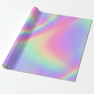 pastelparelholografisch cadeaupapier