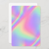 pastelparelholografisch kaart (Voorkant / Achterkant)