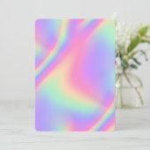 pastelparelholografisch kaart (Staand voorkant)