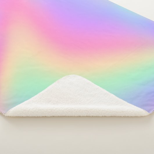 pastelparelholografisch sherpa deken (3/4)