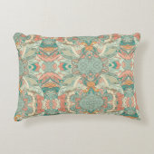 Pastelpatroon Abstract Paisley Accent Kussen (Voorkant)
