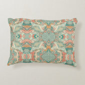 Pastelpatroon Abstract Paisley Accent Kussen (Achterkant)