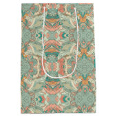 Pastelpatroon Abstract Paisley Medium Cadeauzakje (Achterkant)