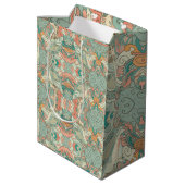 Pastelpatroon Abstract Paisley Medium Cadeauzakje (Achterkant Gekanteld)