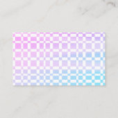 pastelpatroon blauw en paars aangepast visitekaartje (Achterkant)