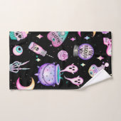 pastelpatroon donker bad handdoek (Handdoek)