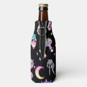 pastelpatroon donker flesjeskoeler (Fles Achterkant)