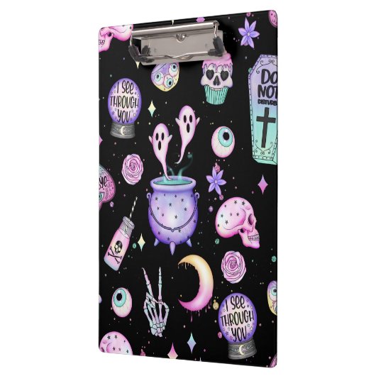 pastelpatroon donker klembord (Links)