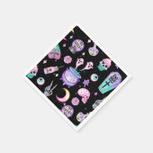 pastelpatroon donker servet (Hoek)