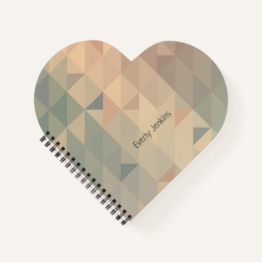 pastelpatroon genderneutraal notitieboek (Voorkant)