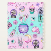 pastelpatroon gothic planner (Achterkant)