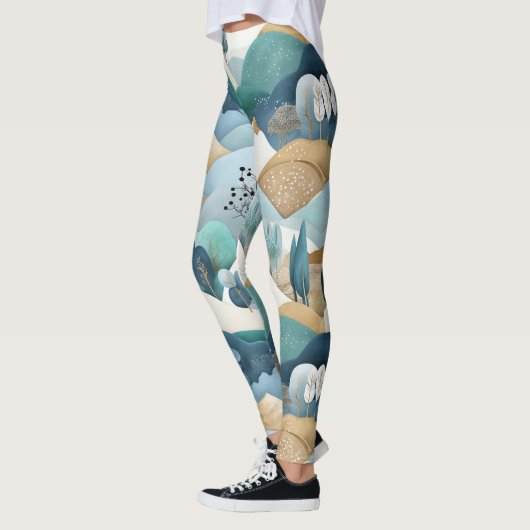 pastelpatroon leggings (Links)