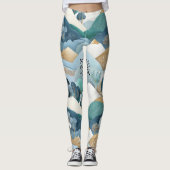 pastelpatroon leggings (Voorkant)