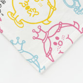  pastelpatroon | Monogram Fleece Deken (Hoek)