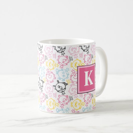 pastelpatroon | Monogram Koffiemok (Voorkant rechts)