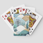 pastelpatroon pokerkaarten (Achterkant)