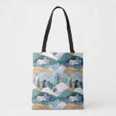 pastelpatroon tote bag (Voorkant)