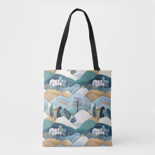 pastelpatroon tote bag (Voorkant)