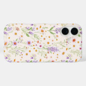 pastelpatroon van wilde bloemen Case-Mate iPhone case (Achterkant (horizontaal))
