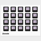 Pastelpatroon - Whimsigoth Cottagecore Vierkante Sticker (Vel)