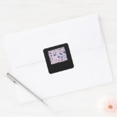 Pastelpatroon - Whimsigoth Cottagecore Vierkante Sticker (Envelop)