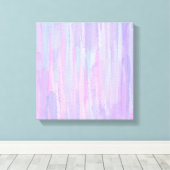 Pastelpenseelstreken Abstracte kunst Canvas Afdruk (Insitu (Houten vloer))