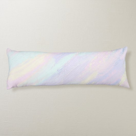 Pastelpenseelstreken Lichaamskussen (Achterkant)